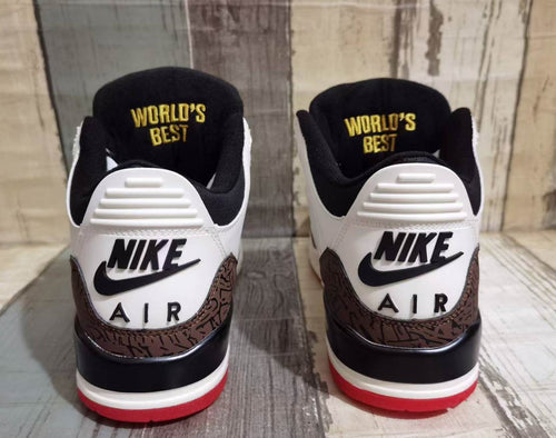 Air Jordan 3 'World's Best Dad' Sail / University Red